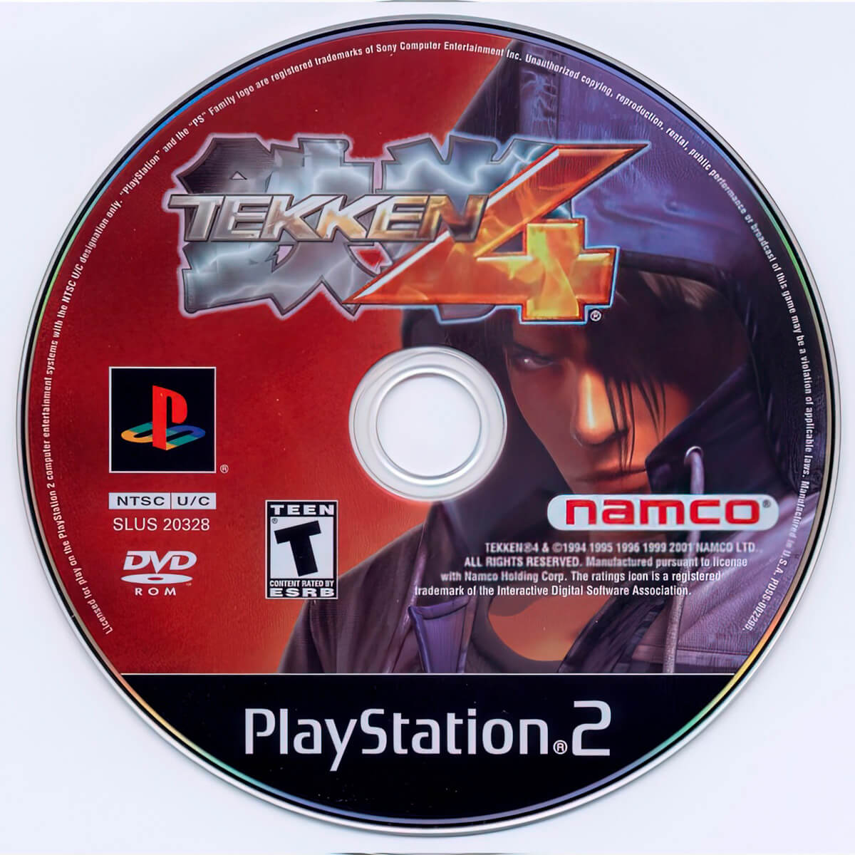 Лицензионный диск Tekken 4 для PlayStation 2